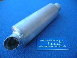 alloy trials silencer for pre65 AJS BSA Ariel Enfield AMC